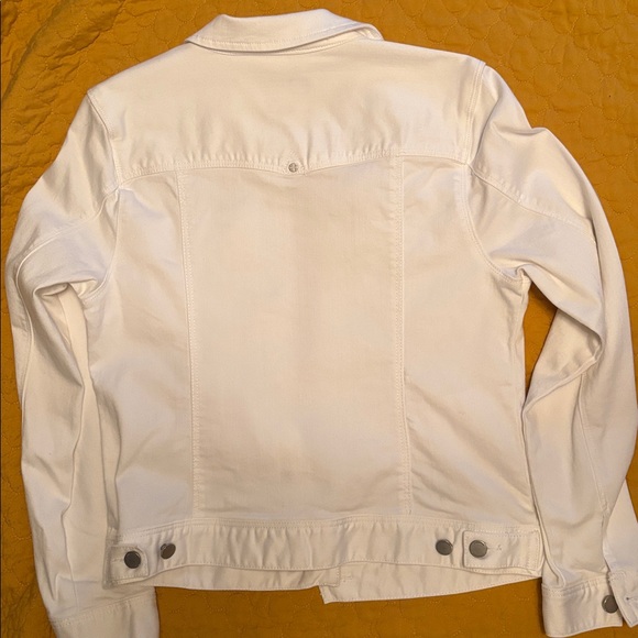 Near New Liverpool White Jean Jacket - Picture 6 of 6